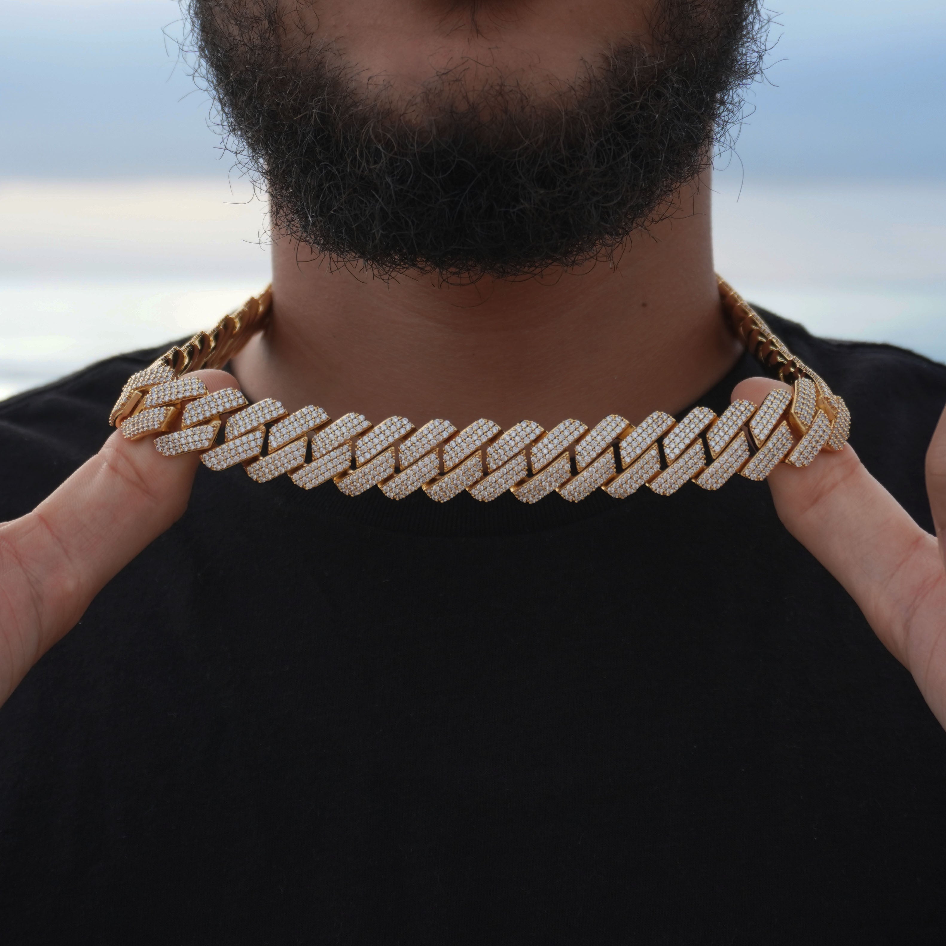 19MM Prong Set Cuban Link